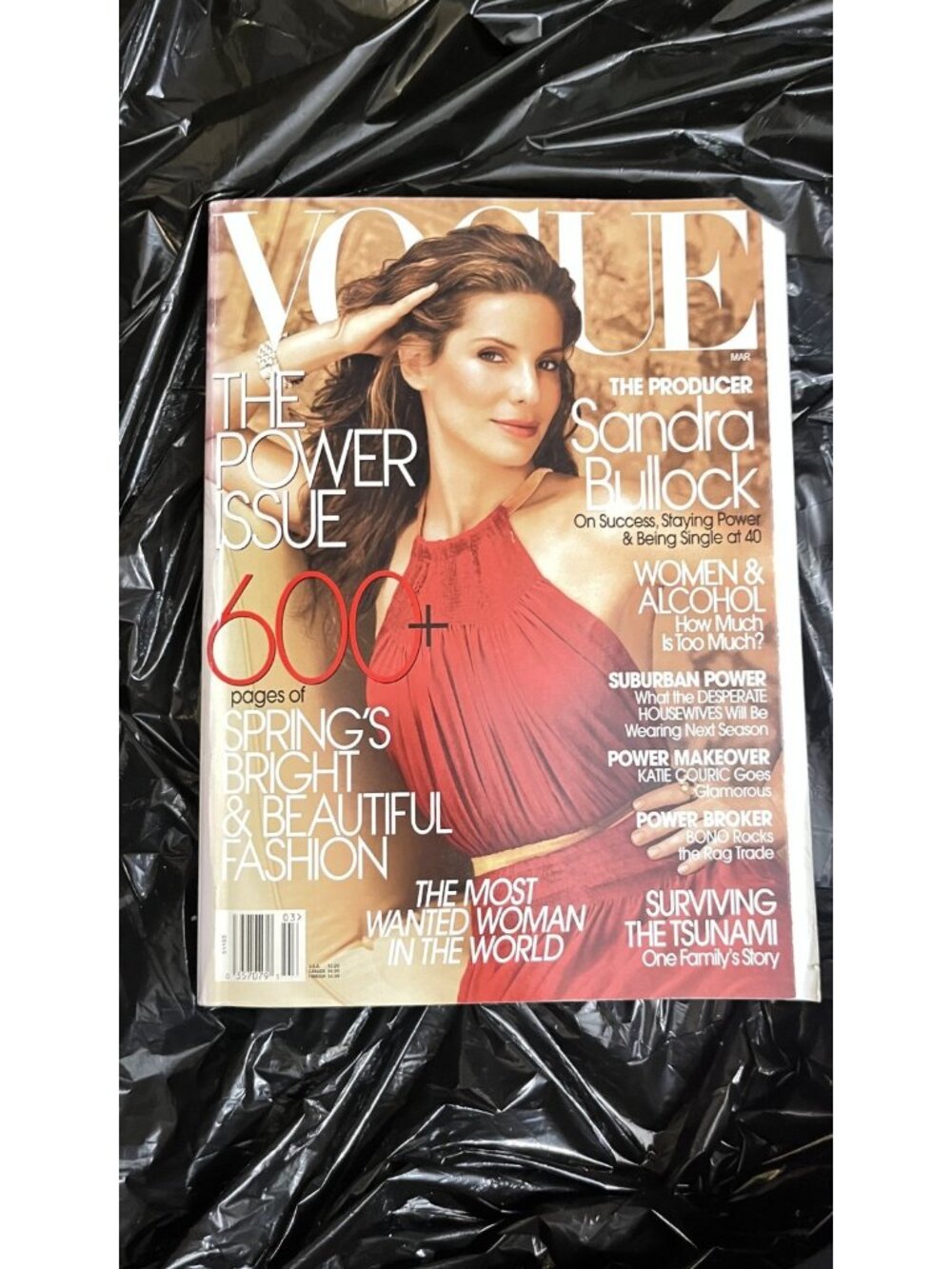Vogue Magazine March 2005 Sandra Bullock - First Bound Copy